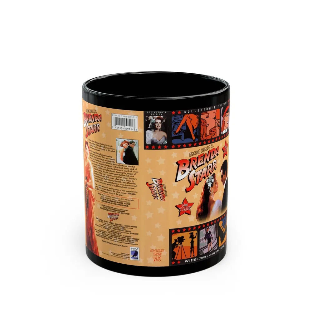 BRENDA STARR (VHS COVER) - Black Coffee Mug-11oz-Go Mug Yourself