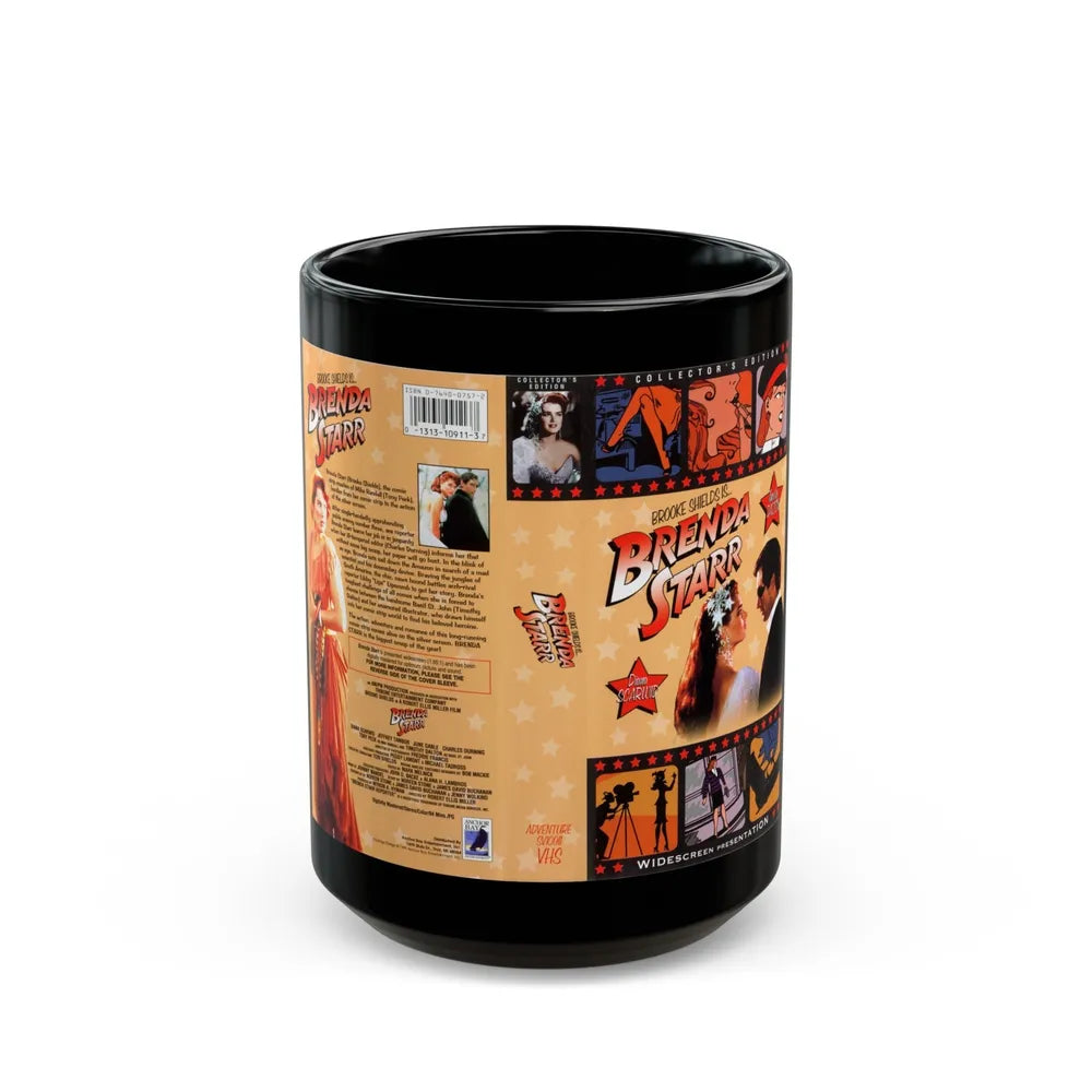 BRENDA STARR (VHS COVER) - Black Coffee Mug-15oz-Go Mug Yourself