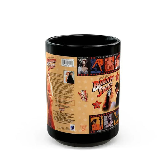 BRENDA STARR (VHS COVER) - Black Coffee Mug 15oz - Go Mug Yourself