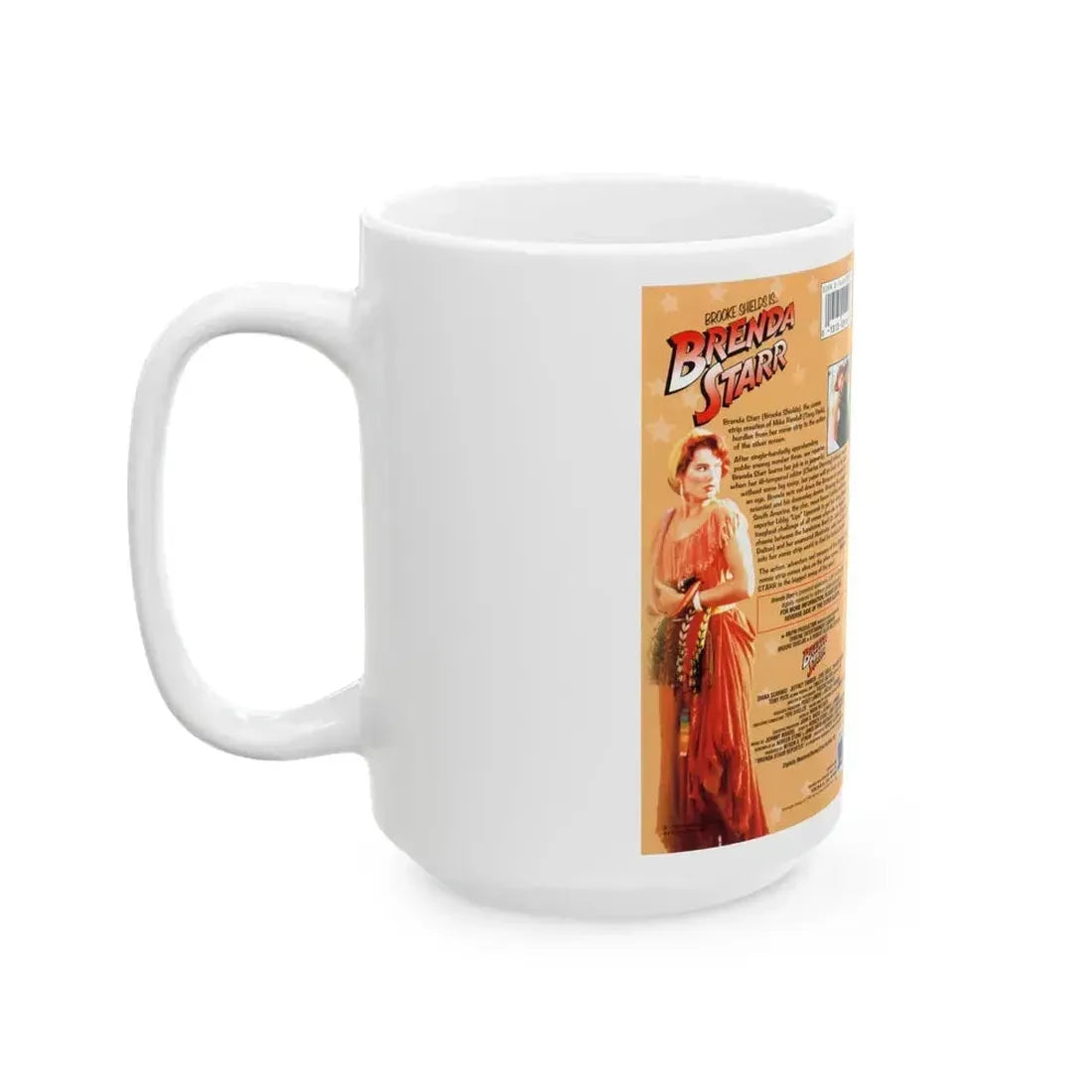 BRENDA STARR (VHS COVER) - White Coffee Mug - Go Mug Yourself