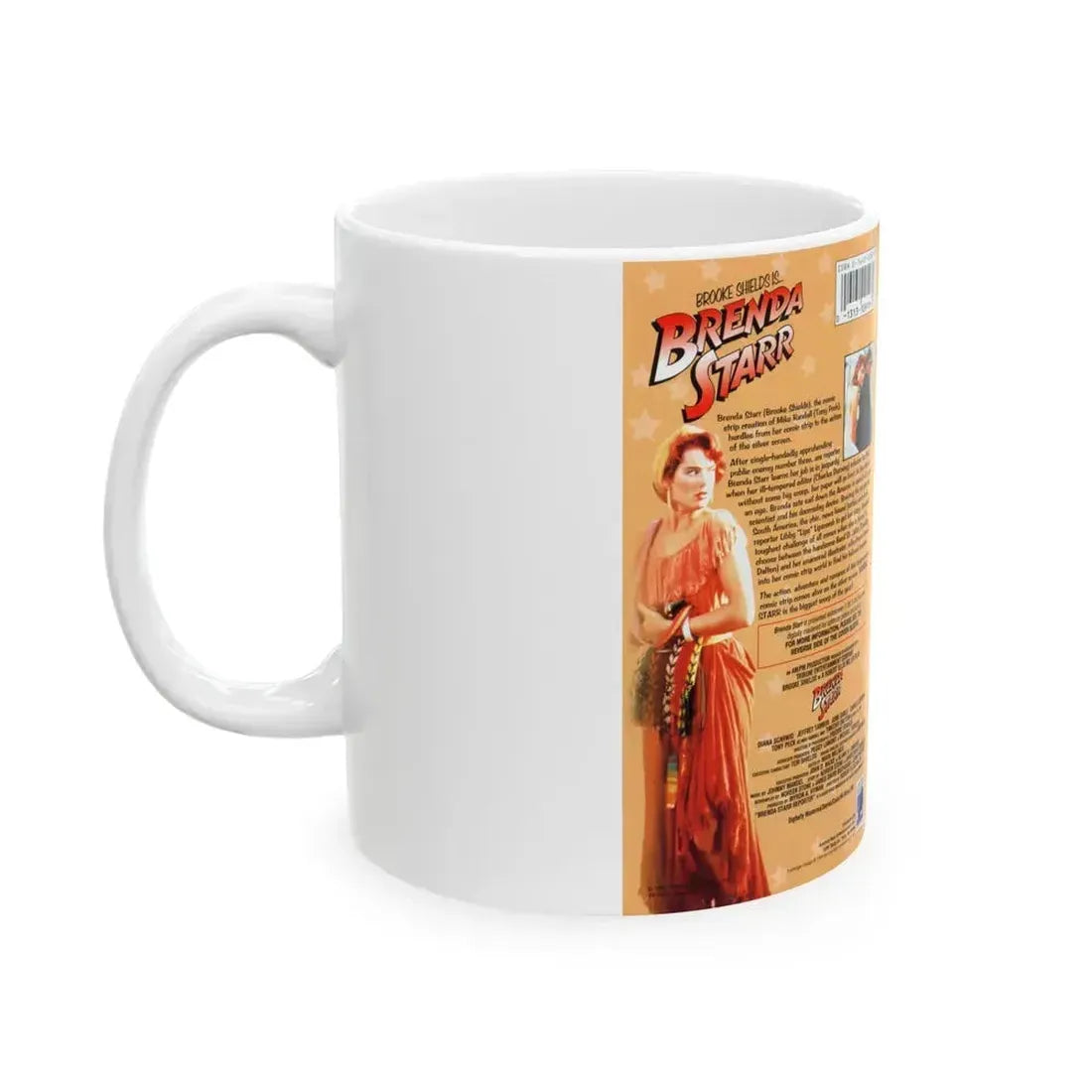 BRENDA STARR (VHS COVER) - White Coffee Mug - Go Mug Yourself
