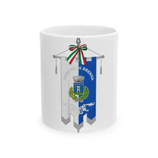 Brenna Italia-Gonfalone (Italy) White Coffee Mug 11oz - Go Mug Yourself