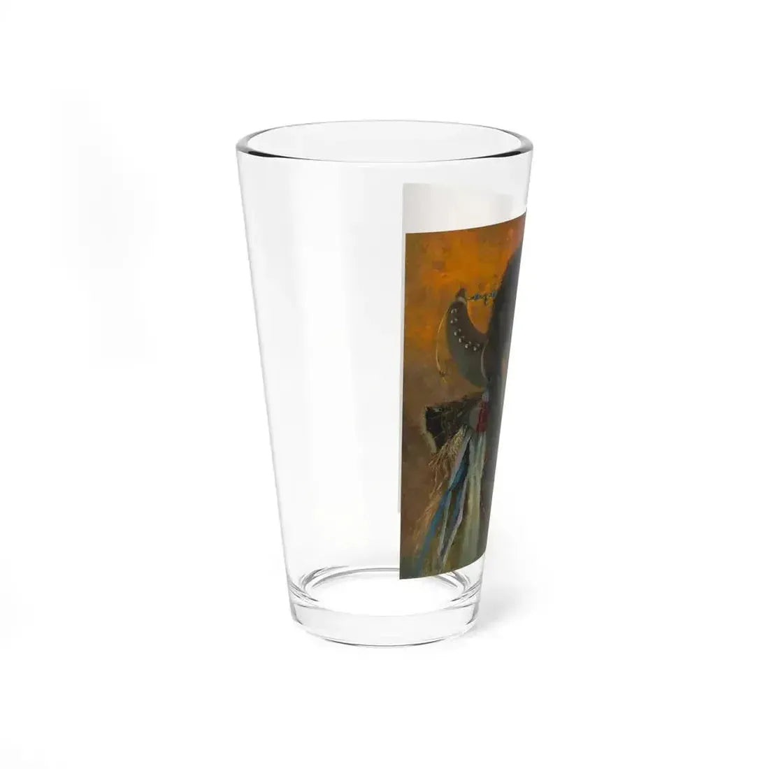 Brent Flory - Lakota (Native Americans in Art) Pint Glass 16oz - Go Mug Yourself