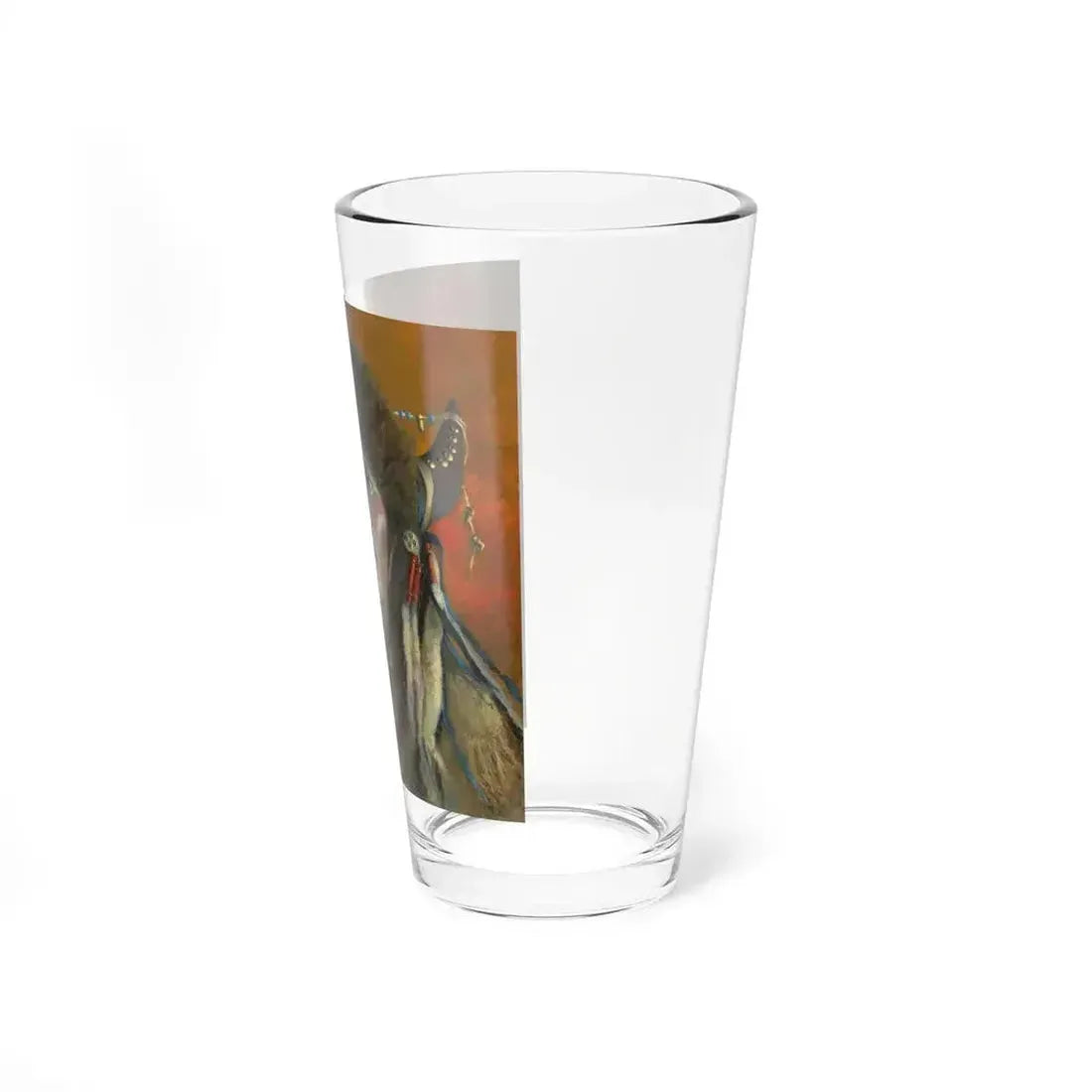 Brent Flory - Lakota (Native Americans in Art) Pint Glass 16oz - Go Mug Yourself