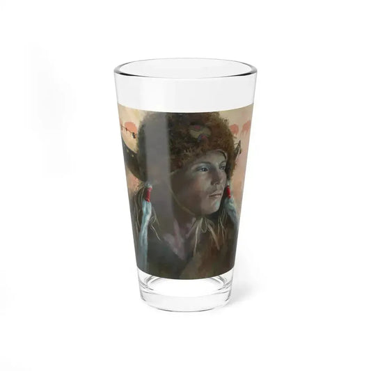 Brent Flory - Power Of The Buffalo (Native Americans in Art) Pint Glass 16oz 16oz - Go Mug Yourself
