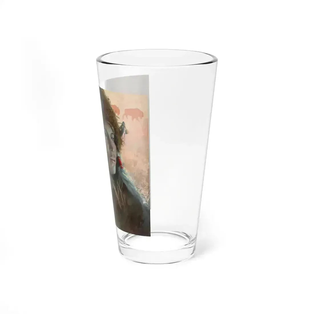 Brent Flory - Power Of The Buffalo (Native Americans in Art) Pint Glass 16oz - Go Mug Yourself