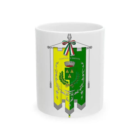 Brenta-Gonfalone (Italy) White Coffee Mug 11oz - Go Mug Yourself