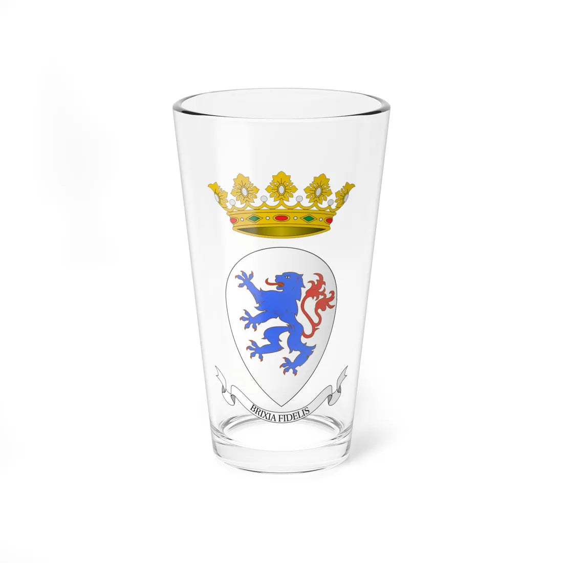 Brescia-Stemma (Italy) (Coat of Arms) Pint Glass 16oz 16oz - Go Mug Yourself