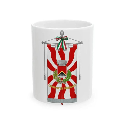 Bresimo-Gonfalone (Italy) White Coffee Mug 11oz - Go Mug Yourself