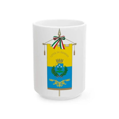 Bresso-Gonfalone (Italy) White Coffee Mug 15oz - Go Mug Yourself