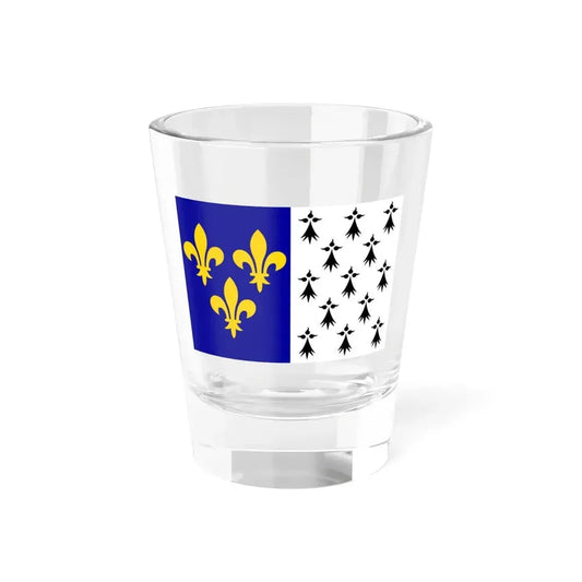 Brest flag (France) Shot Glass 1.5oz 1.5oz - Go Mug Yourself