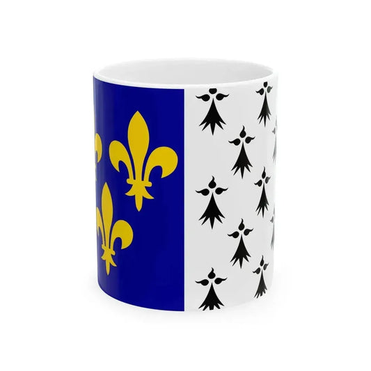 Brest flag (France) White Coffee Mug 11oz - Go Mug Yourself
