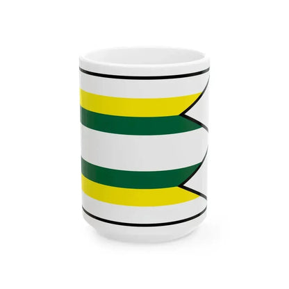 Brestovec Komarno Flag (Slovakia) White Coffee Mug 15oz - Go Mug Yourself