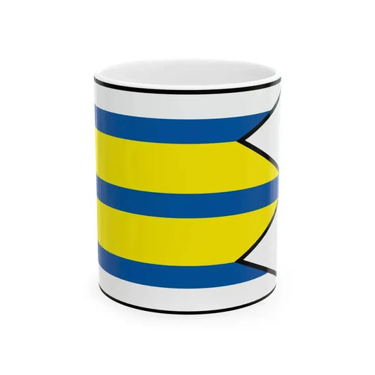 Brestovec Myjava Flag (Slovakia) White Coffee Mug 11oz - Go Mug Yourself
