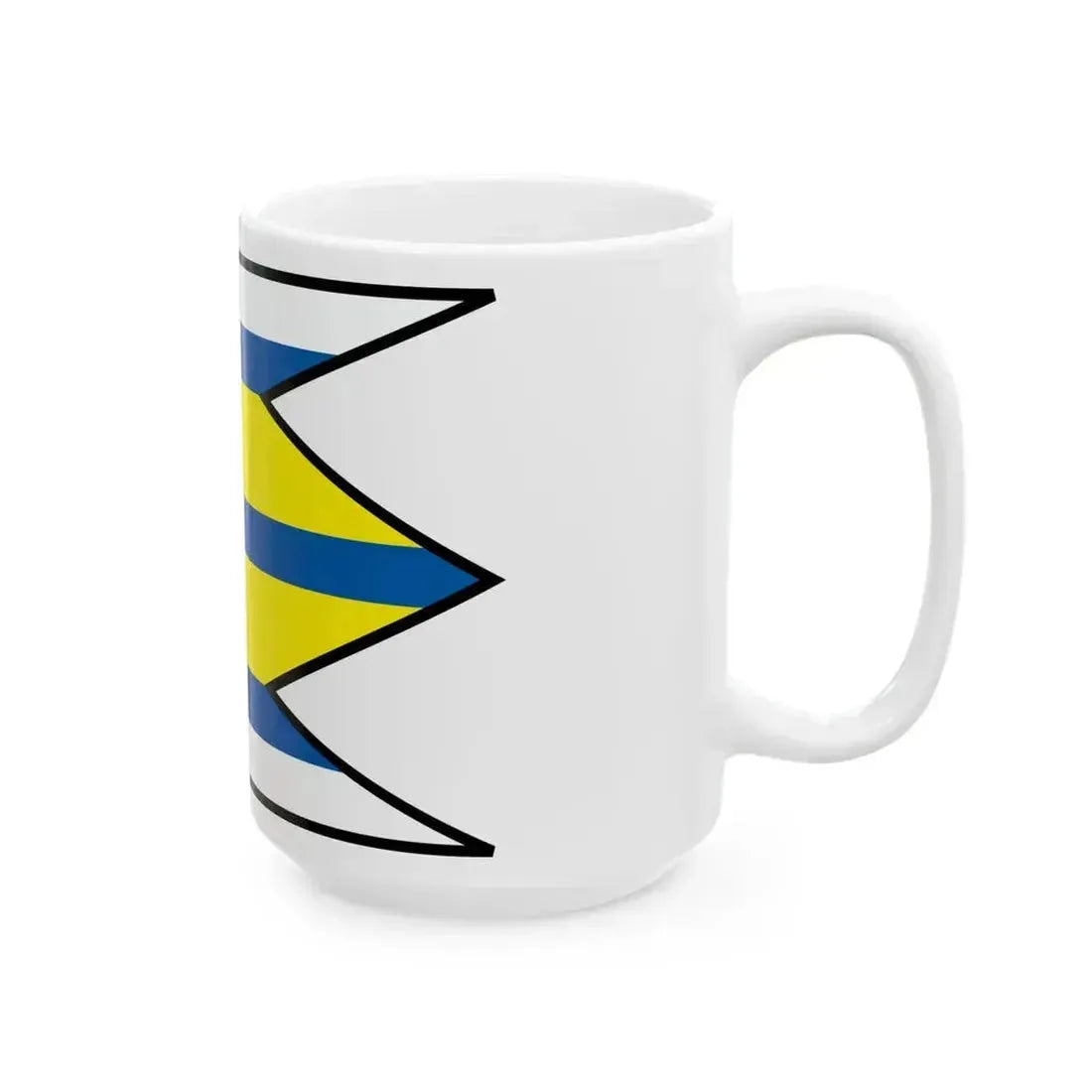 Brestovec Myjava Flag (Slovakia) White Coffee Mug - Go Mug Yourself
