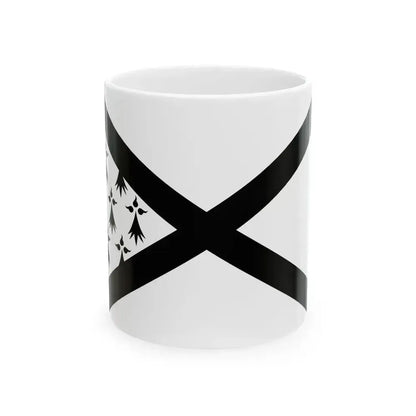 Breton Vexillological Society Flag (Belgium) White Coffee Mug 11oz - Go Mug Yourself