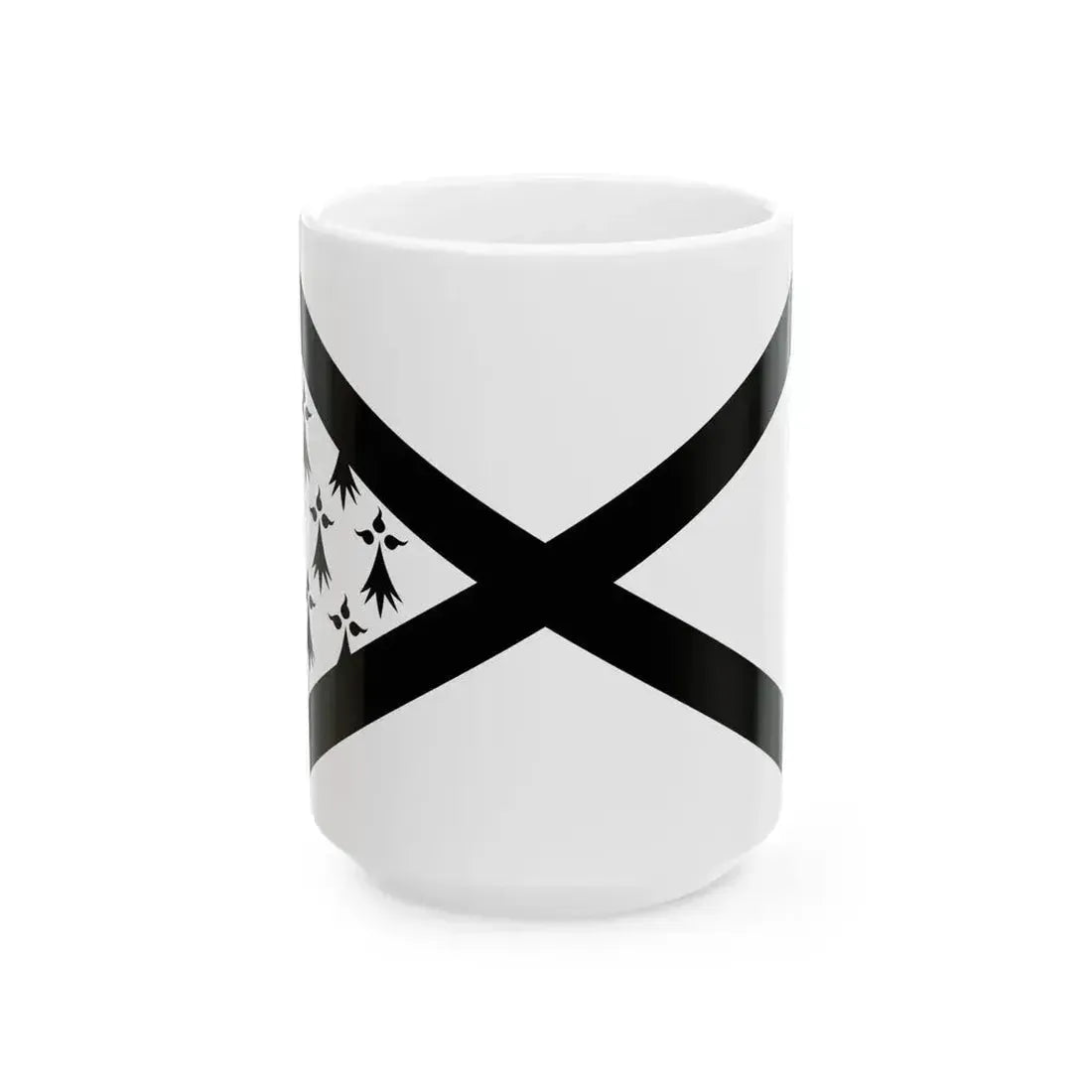 Breton Vexillological Society Flag (Belgium) White Coffee Mug 15oz - Go Mug Yourself