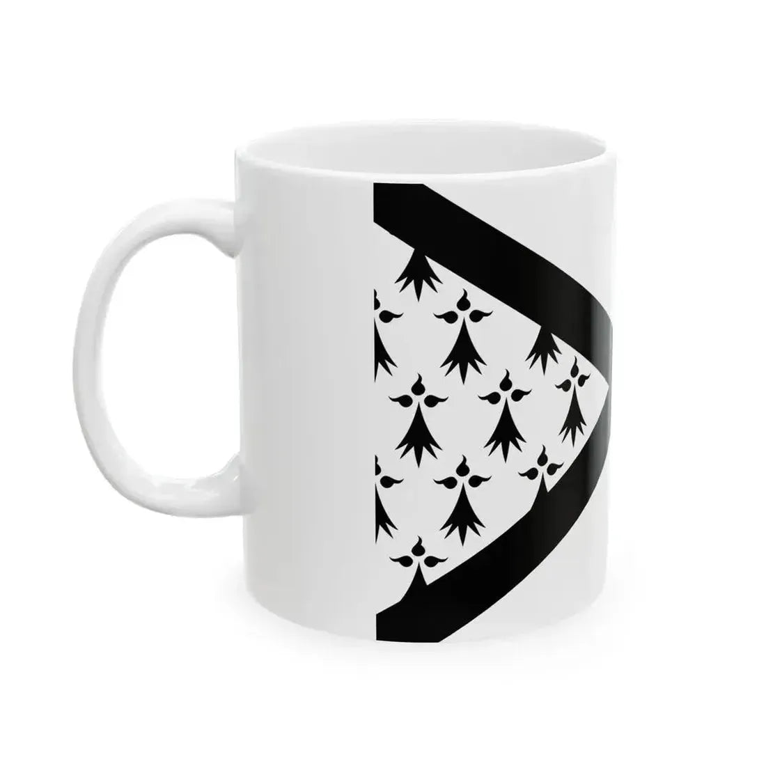 Breton Vexillological Society Flag (Belgium) White Coffee Mug - Go Mug Yourself