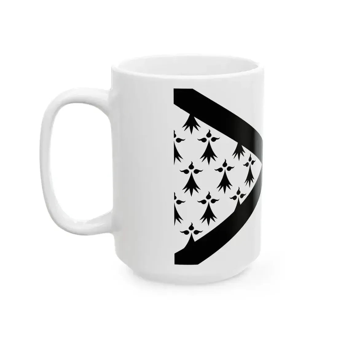 Breton Vexillological Society Flag (Belgium) White Coffee Mug - Go Mug Yourself