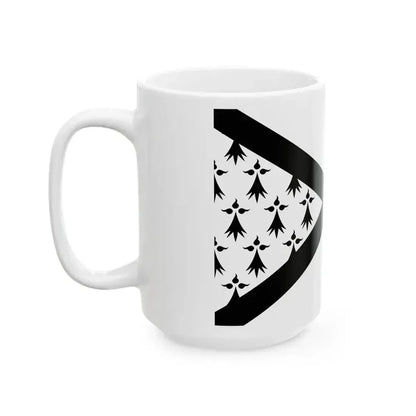 Breton Vexillological Society Flag (Belgium) White Coffee Mug - Go Mug Yourself