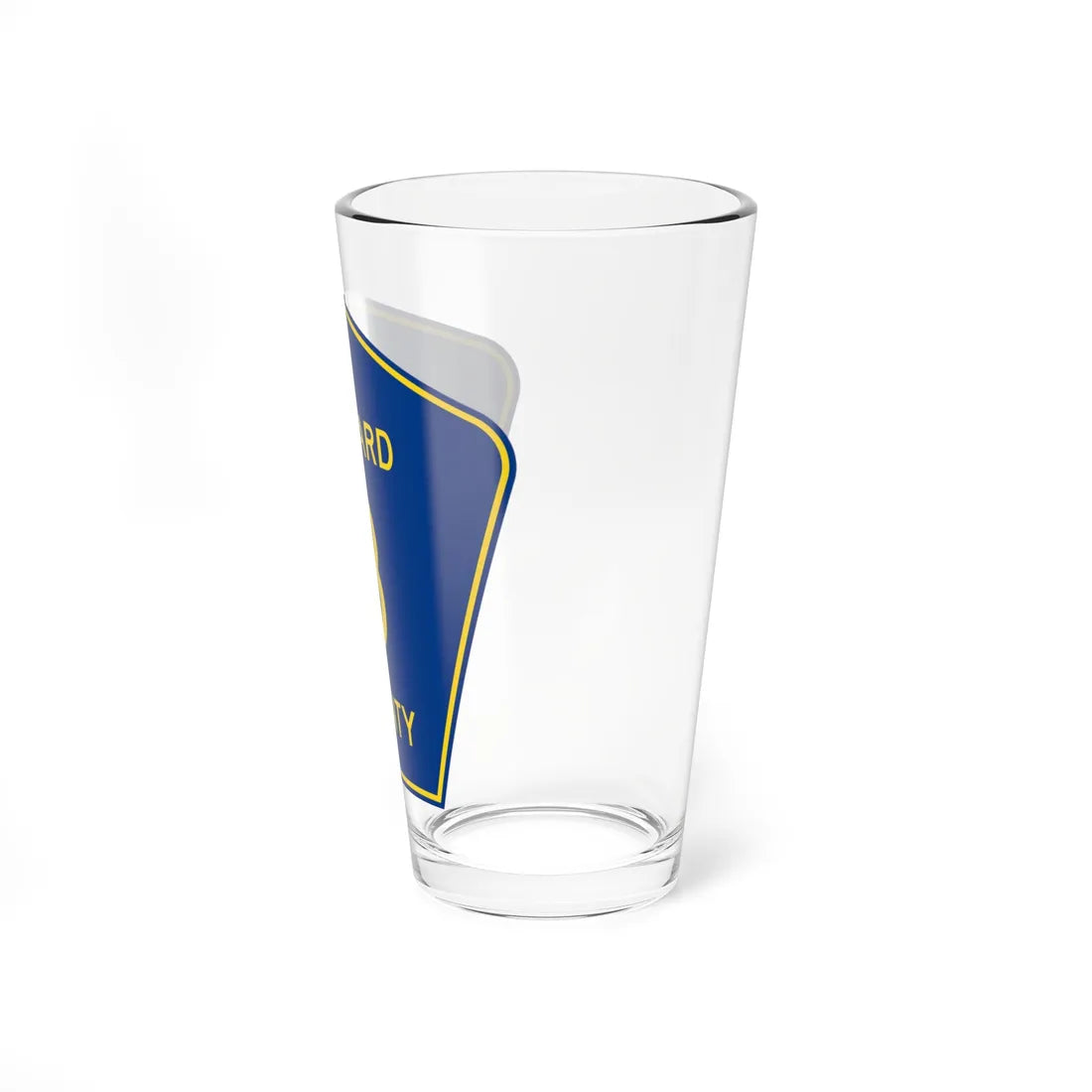 Brevard County Road 3 FL (Florida) (Road Sign) Pint Glass 16oz - Go Mug Yourself