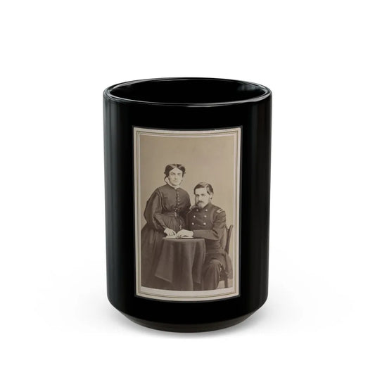 Brevet Brigadier General Charles Folsom Walcott Of Co. B (U.S. Civil War) Black Coffee Mug-15oz-Go Mug Yourself