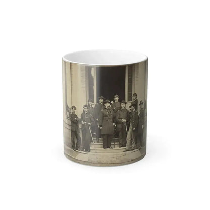 Brevet Major General Chas. Devens and Staff, Richmond, Va., April 1865 (U.S. Civil War) Color Changing Coffee Mug 11oz Default Title 11oz - Go Mug Yourself