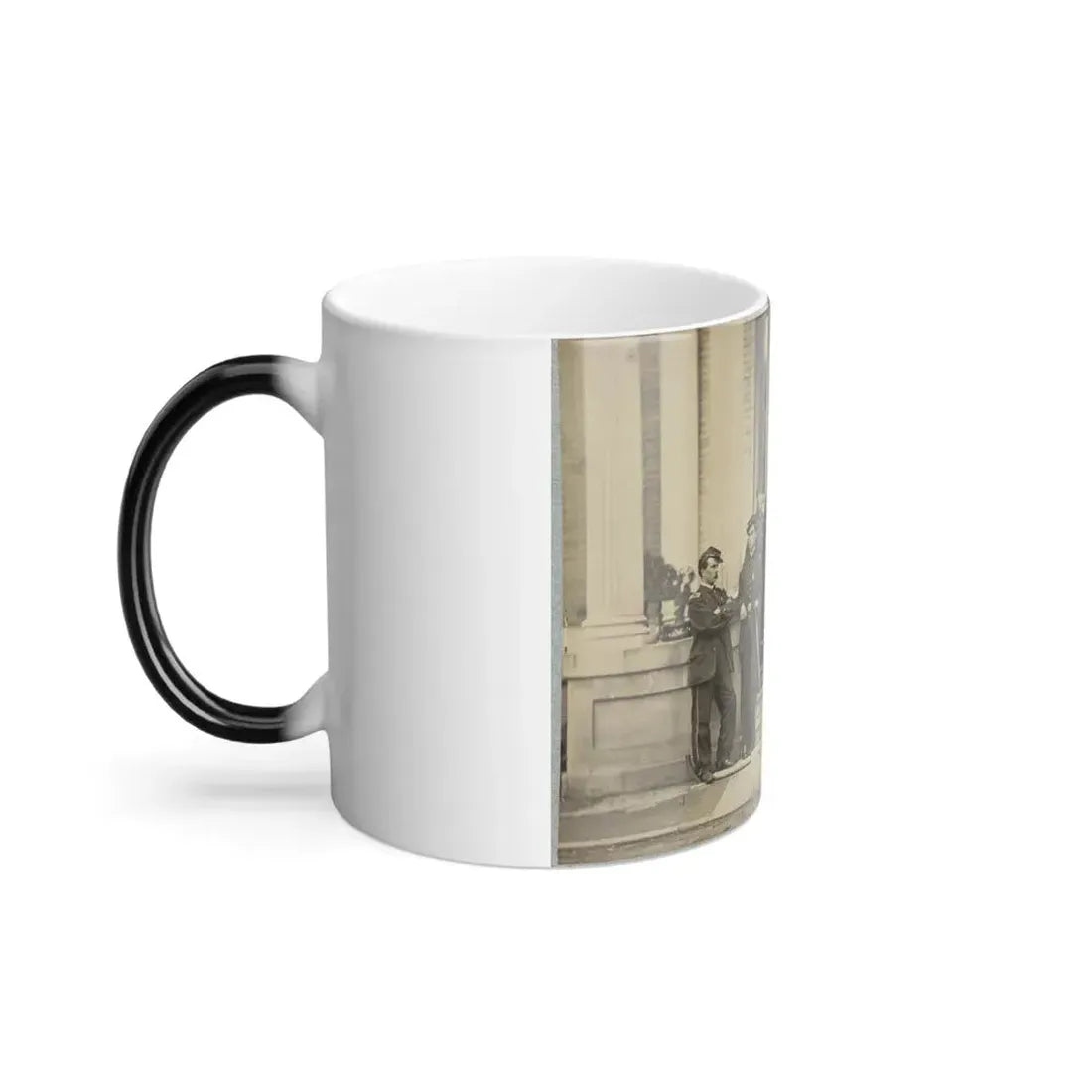 Brevet Major General Chas. Devens and Staff, Richmond, Va., April 1865 (U.S. Civil War) Color Changing Coffee Mug 11oz - Go Mug Yourself