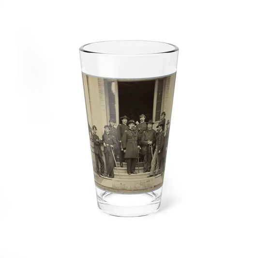 Brevet Major General Chas. Devens And Staff, Richmond, Va., April 1865 (U.S. Civil War) Pint Glass 16oz 16oz - Go Mug Yourself