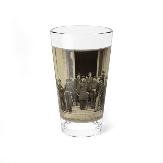 Brevet Major General Chas. Devens And Staff, Richmond, Va., April 1865 (U.S. Civil War) Pint Glass 16oz-16oz-Go Mug Yourself