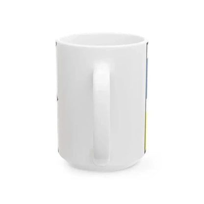 Brezany Zilina Flag (Slovakia) White Coffee Mug - Go Mug Yourself