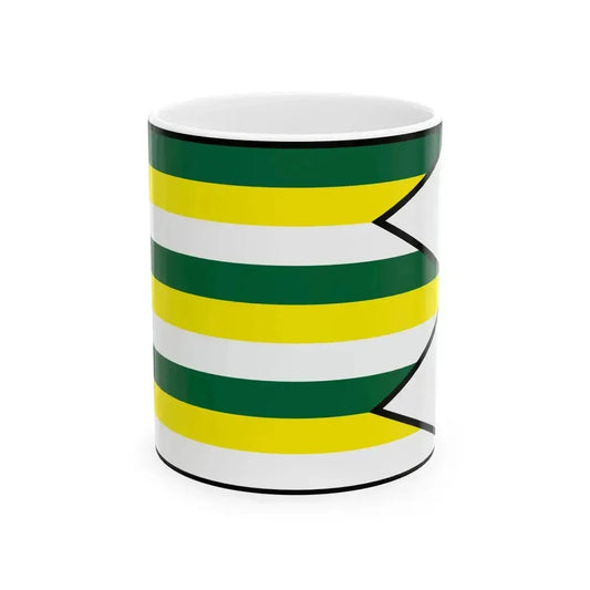Brezina Trebisov Flag (Slovakia) White Coffee Mug 11oz - Go Mug Yourself