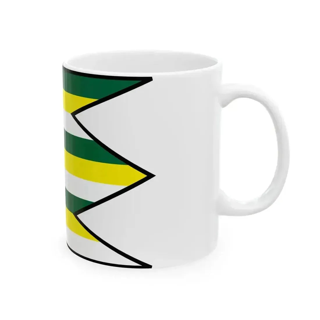 Brezina Trebisov Flag (Slovakia) White Coffee Mug - Go Mug Yourself
