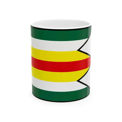 Breznica Stropkov Flag (Slovakia) White Coffee Mug 11oz - Go Mug Yourself