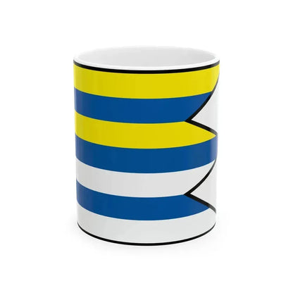 Breznicka Stropkov Flag (Slovakia) White Coffee Mug 11oz - Go Mug Yourself
