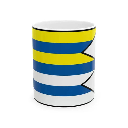Breznicka Stropkov Flag (Slovakia) White Coffee Mug 11oz - Go Mug Yourself