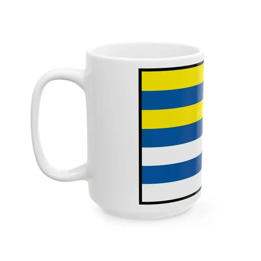 Breznicka Stropkov Flag (Slovakia) White Coffee Mug - Go Mug Yourself