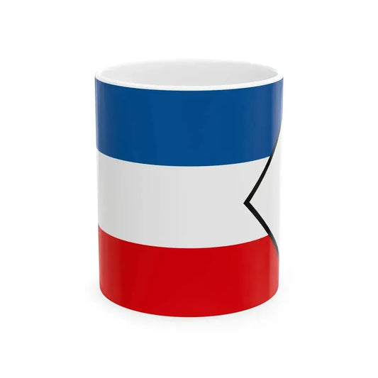 Brezno Brezno Flag (Slovakia) White Coffee Mug 11oz - Go Mug Yourself