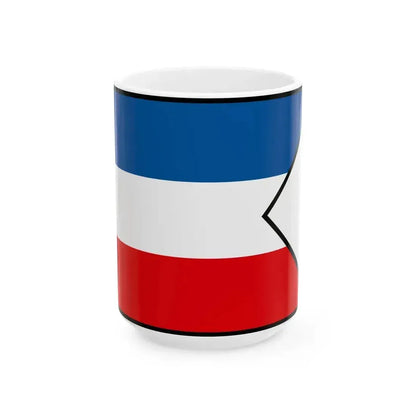 Brezno Brezno Flag (Slovakia) White Coffee Mug 15oz - Go Mug Yourself