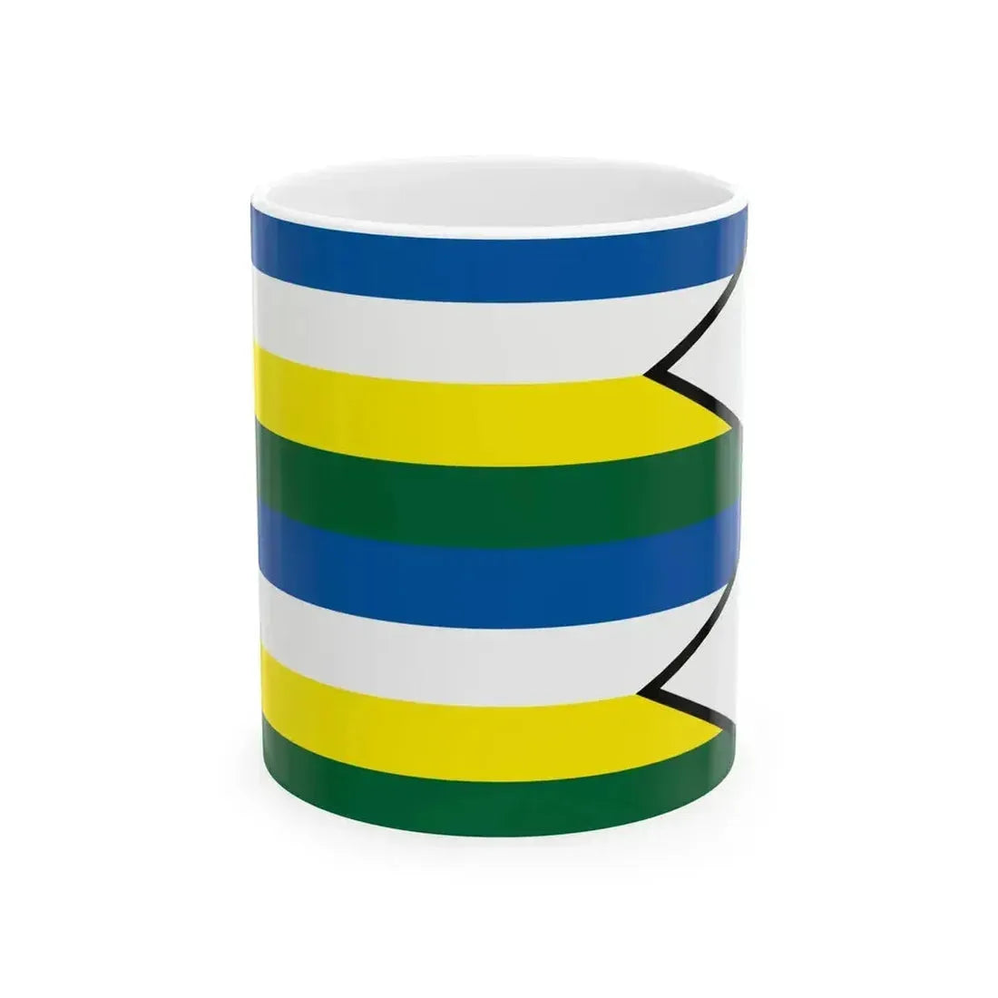 Brezov Bardejov Flag (Slovakia) White Coffee Mug 11oz - Go Mug Yourself