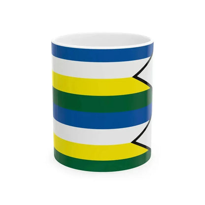 Brezov Bardejov Flag (Slovakia) White Coffee Mug 11oz - Go Mug Yourself