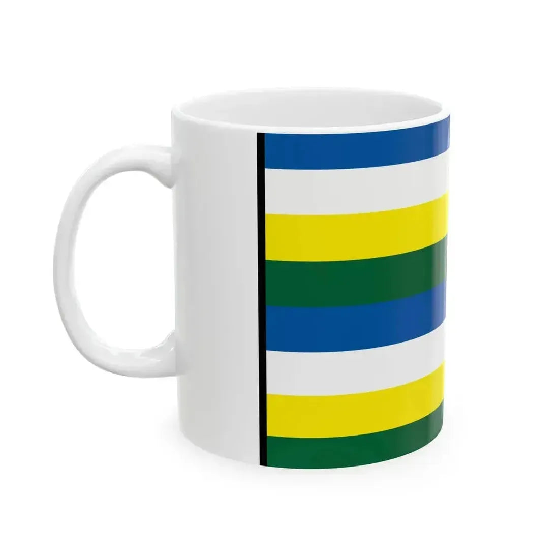 Brezov Bardejov Flag (Slovakia) White Coffee Mug - Go Mug Yourself