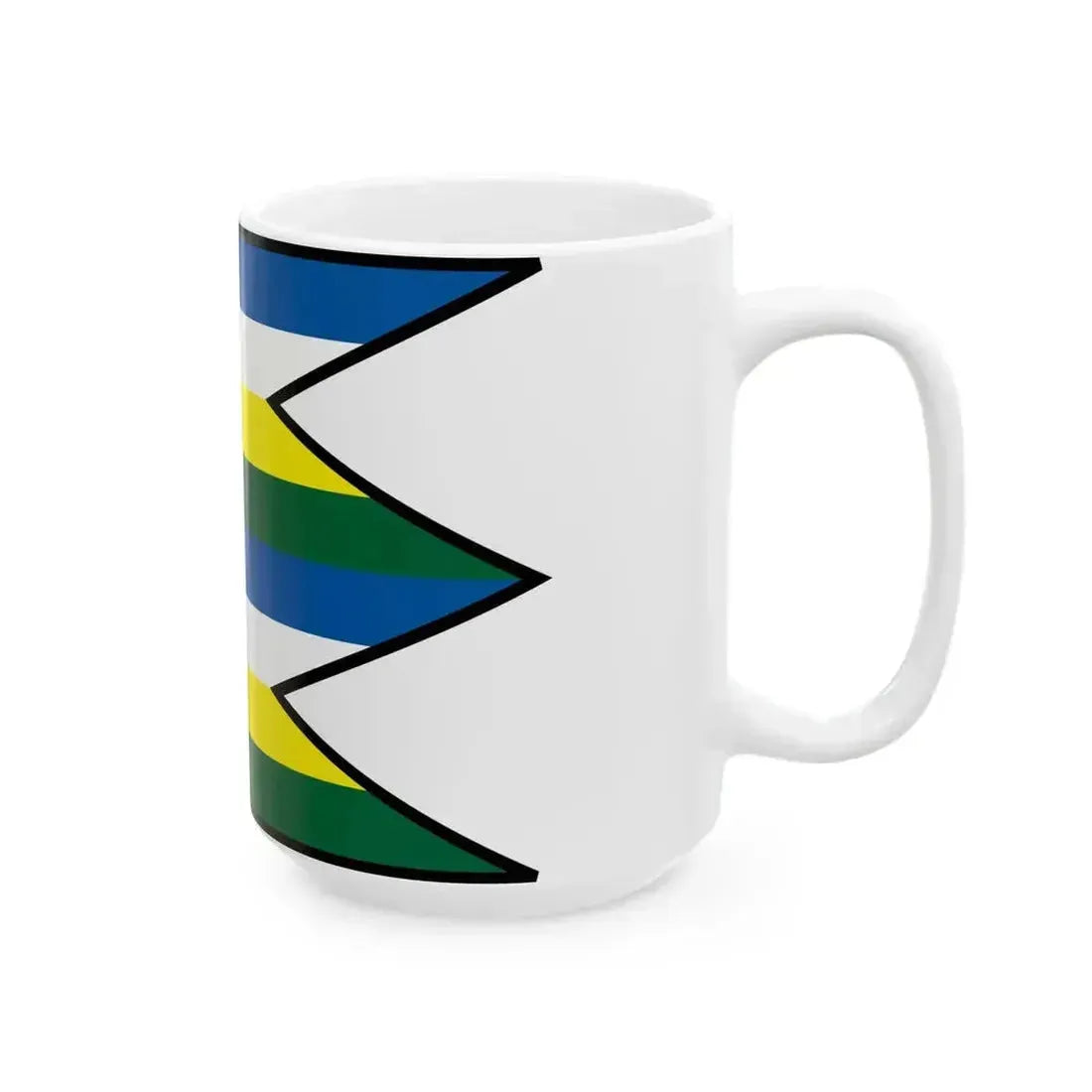 Brezov Bardejov Flag (Slovakia) White Coffee Mug - Go Mug Yourself