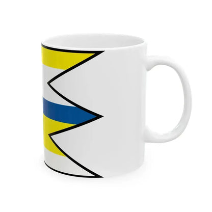 Brezovica Sabinov Flag (Slovakia) White Coffee Mug - Go Mug Yourself