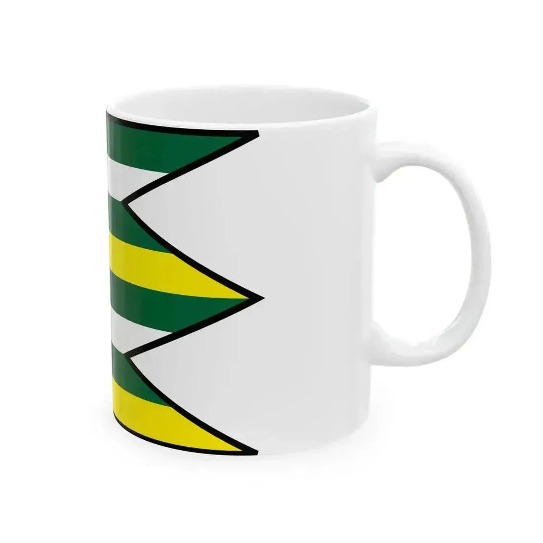 Brezovicka Sabinov Flag (Slovakia) White Coffee Mug - Go Mug Yourself