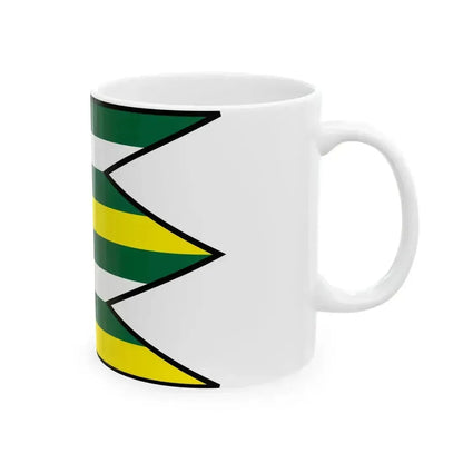 Brezovicka Sabinov Flag (Slovakia) White Coffee Mug - Go Mug Yourself