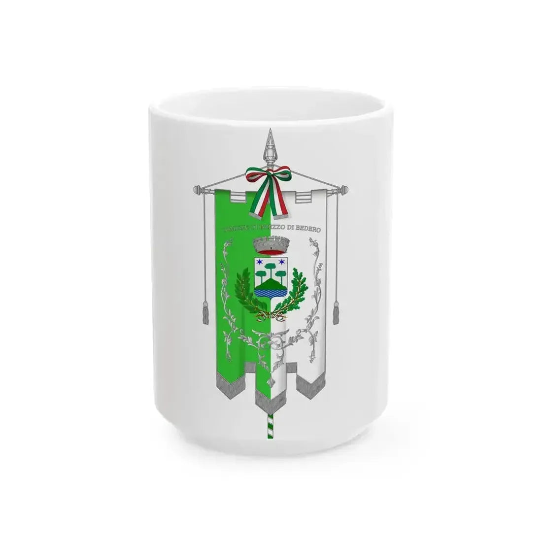 Brezzo di Bedero-Gonfalone (Italy) White Coffee Mug 15oz - Go Mug Yourself