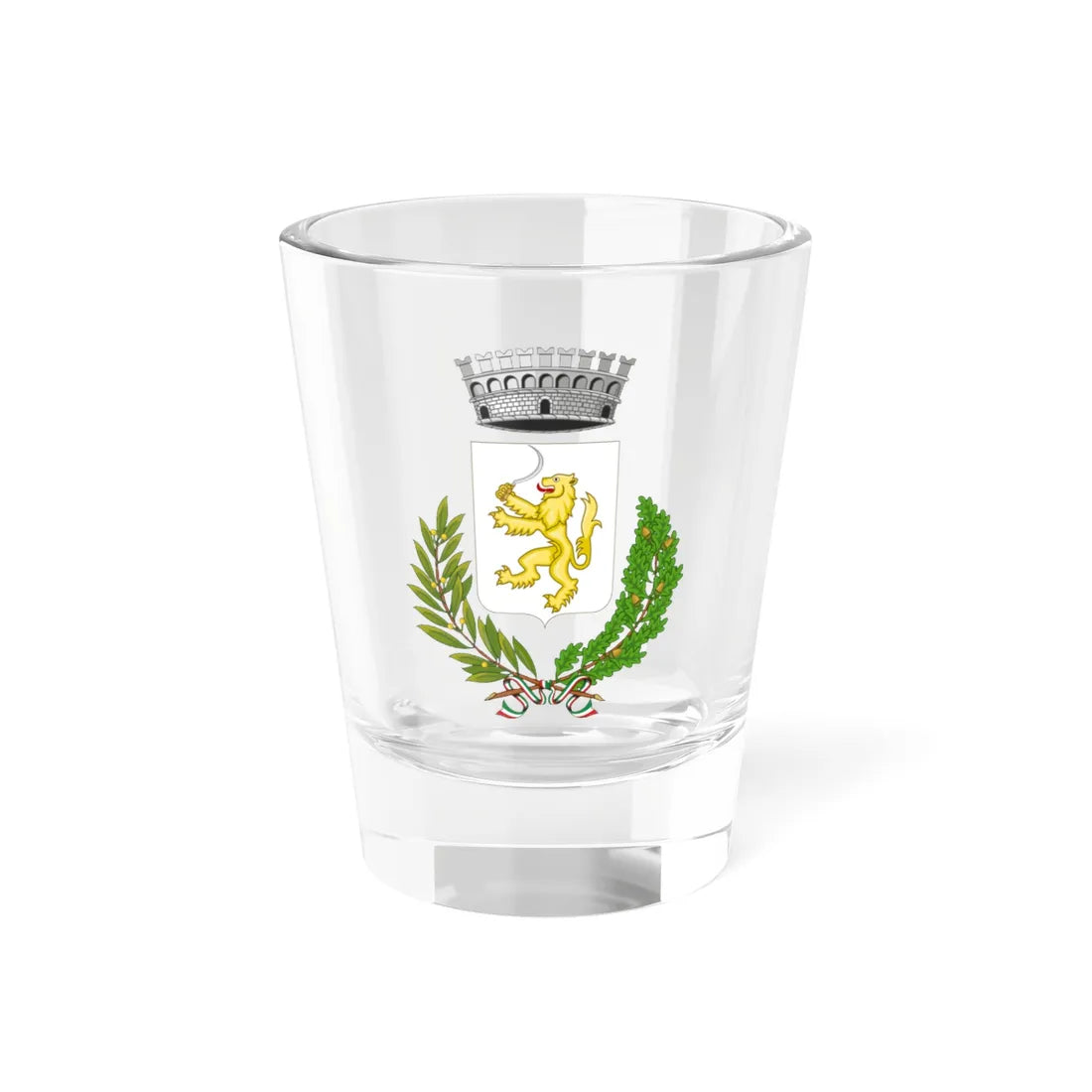 Bricherasio-Stemma (Italy) (Coat of Arms) Shot Glass 1.5oz 1.5oz - Go Mug Yourself