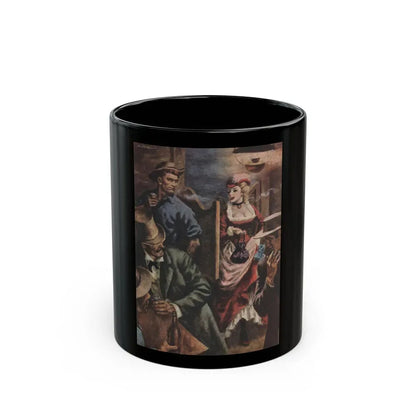 Brickbat Charlie and the Murderous Madam, Cavalier, November 1956 - Black Coffee Mug 11oz - Go Mug Yourself