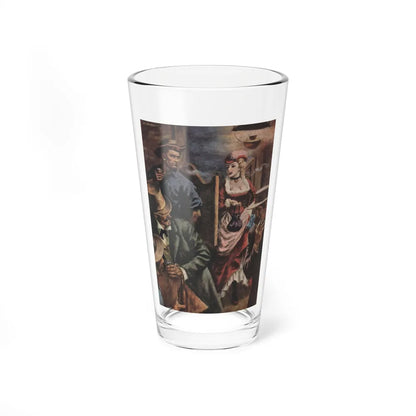 Brickbat Charlie and the Murderous Madam, Cavalier, November 1956 (Magazine Illustration) Pint Glass 16oz-16oz-Go Mug Yourself